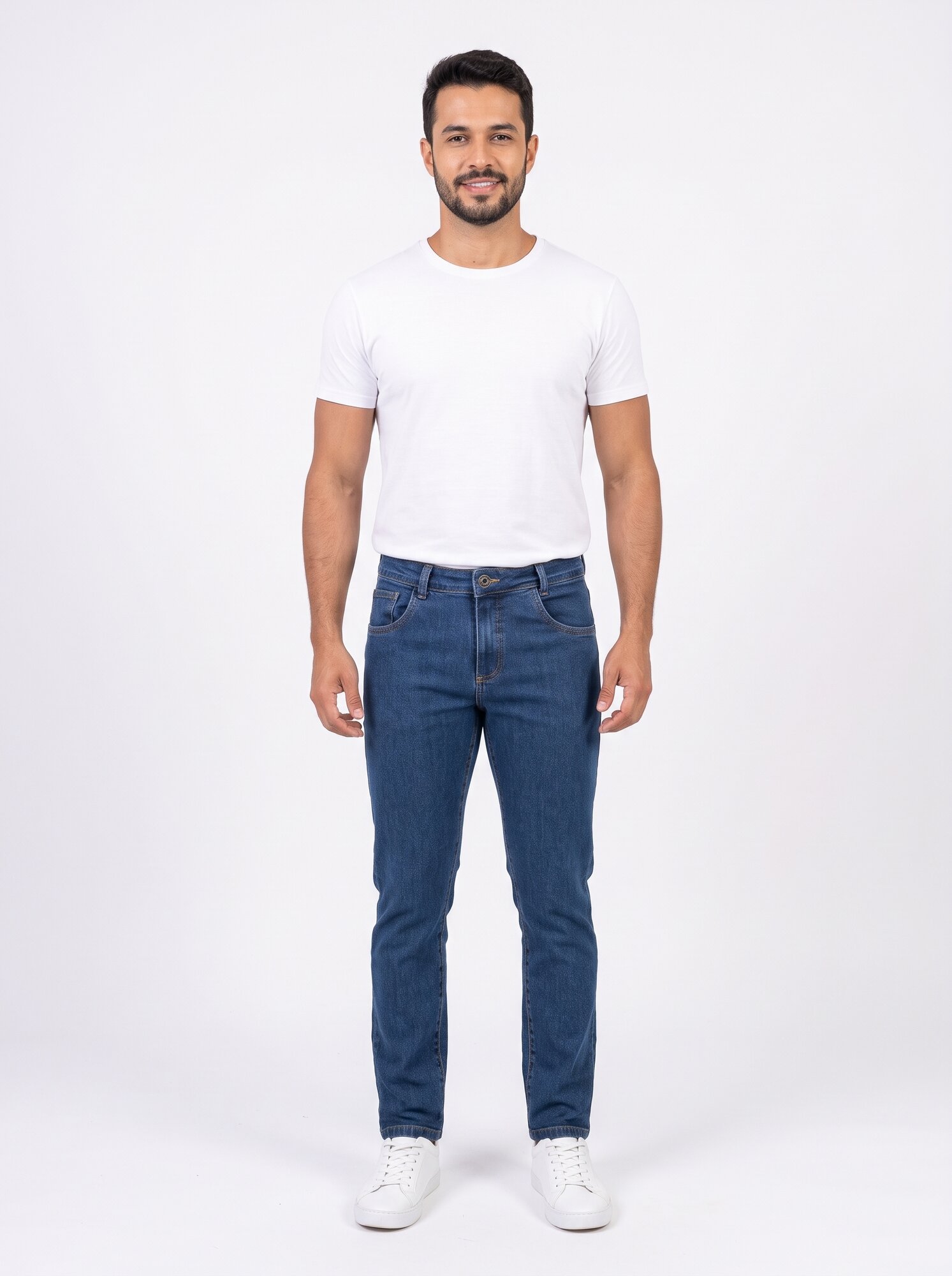 Calça Jeans Distroy Masculina Cintura Média