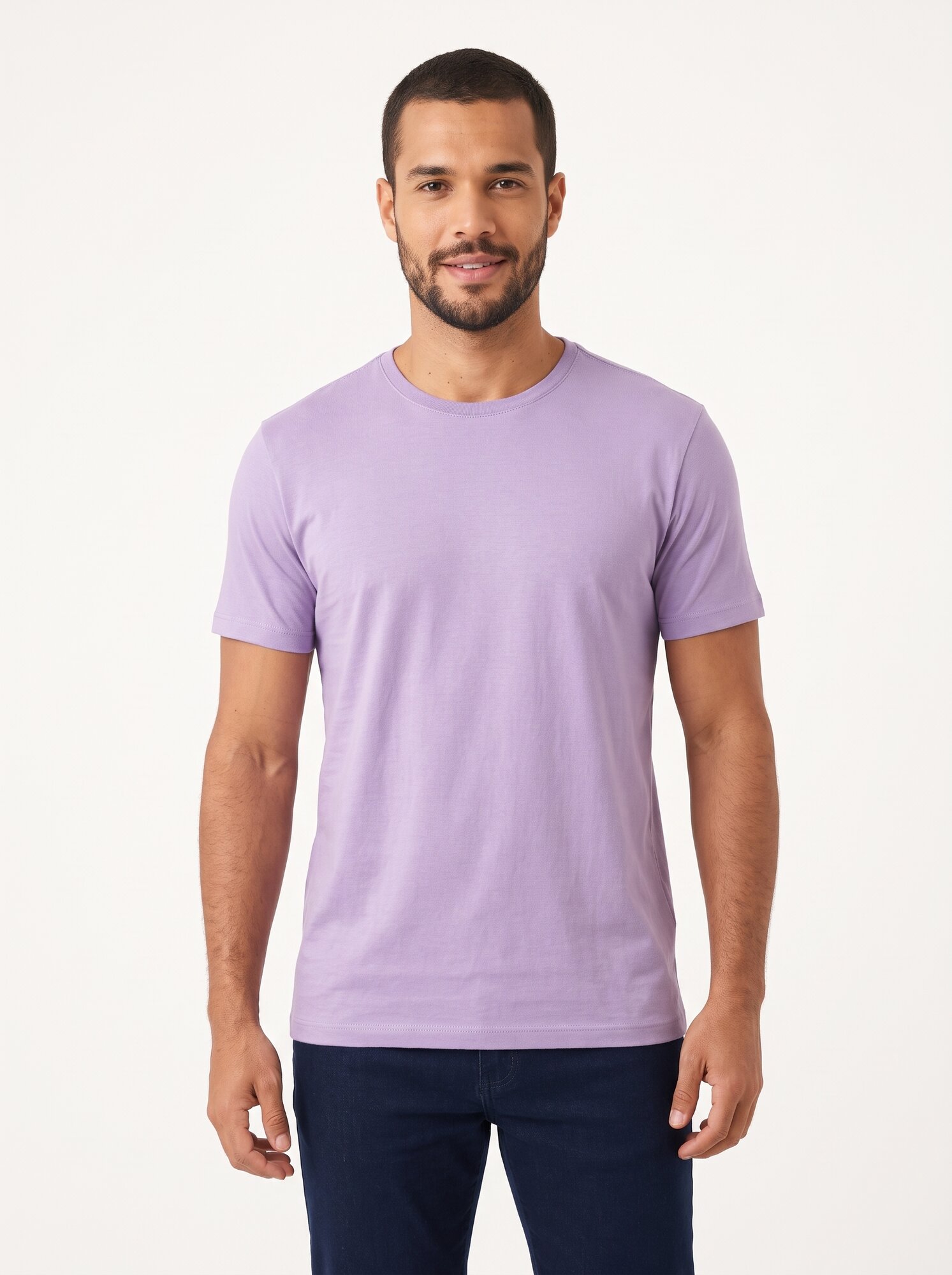 Camiseta Regular Masculina 100% Algodão Preta