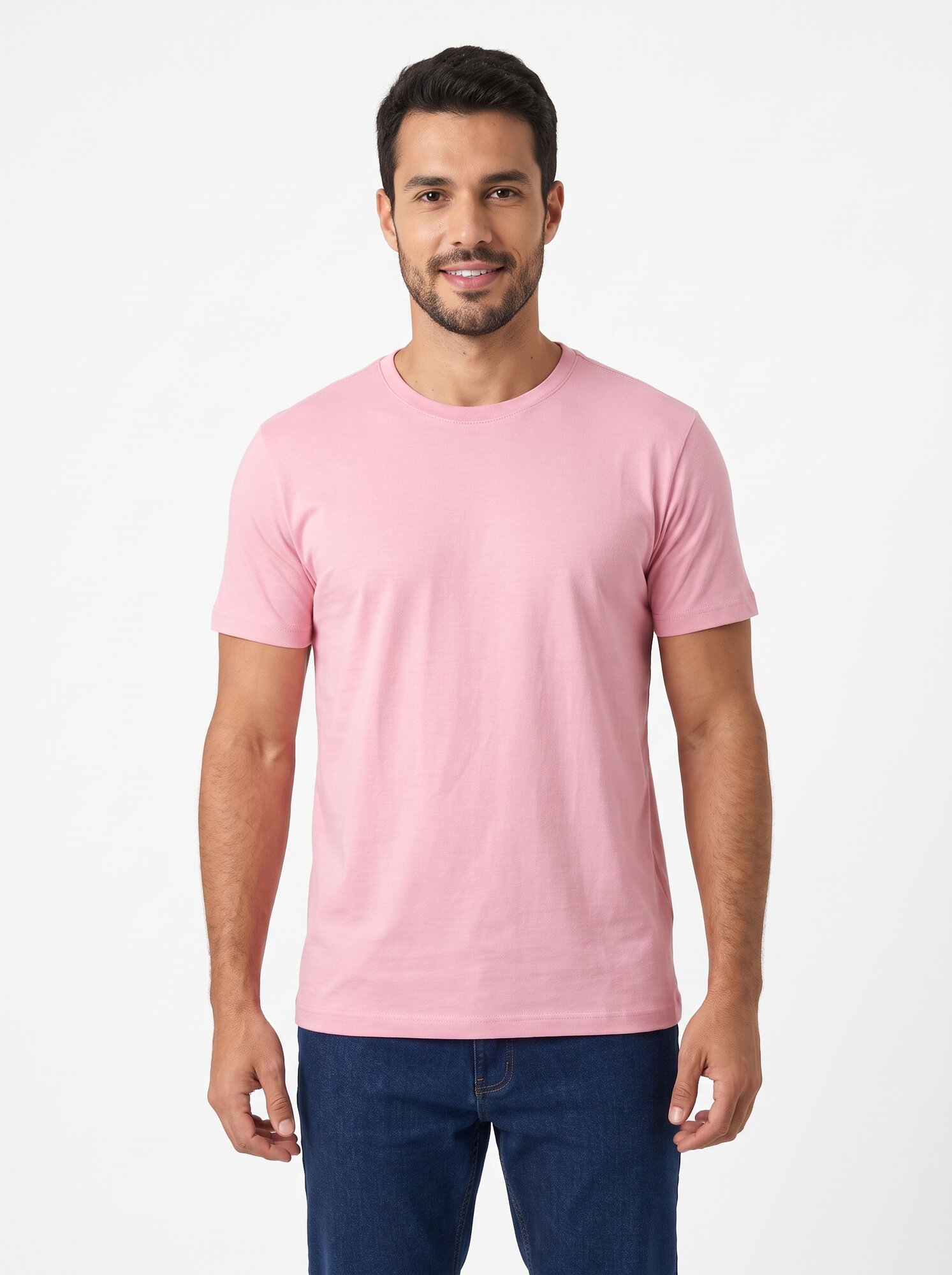 Camiseta Regular Masculina 100% Algodão Preta