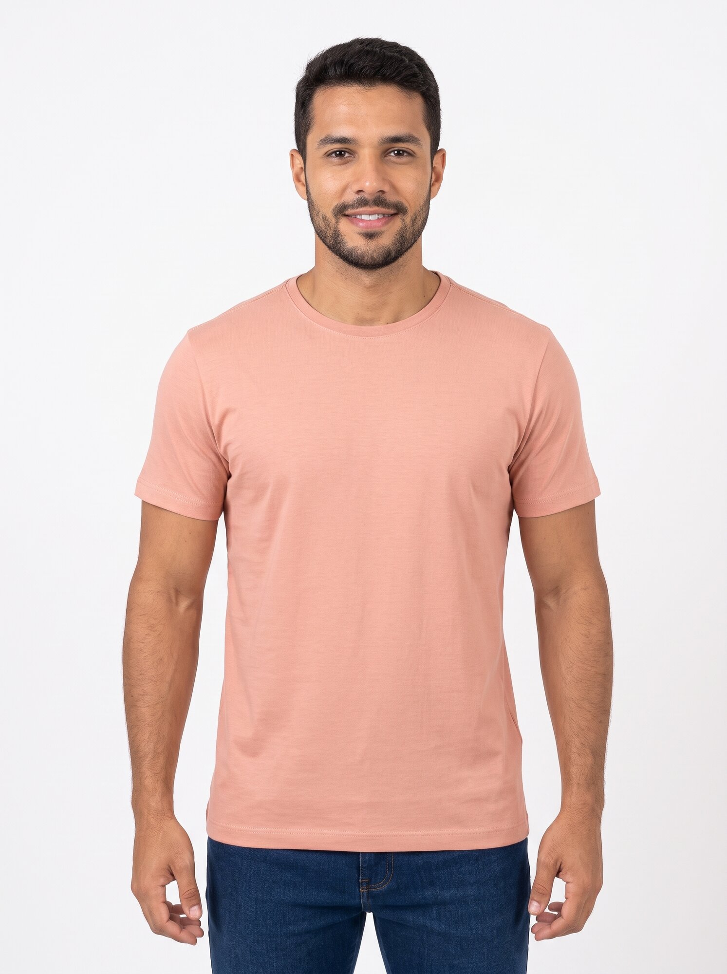 Camiseta Regular Masculina 100% Algodão Preta