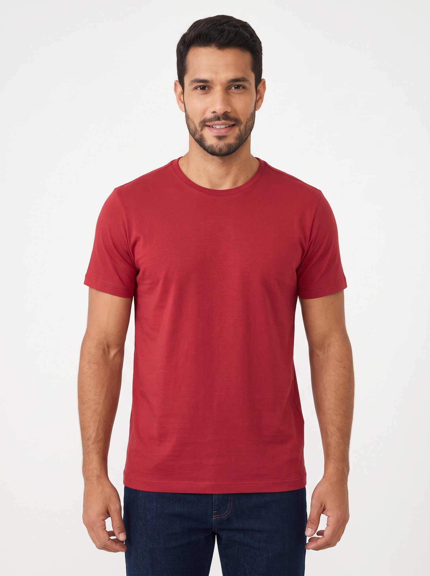 Camiseta Regular Masculina 100% Algodão Preta